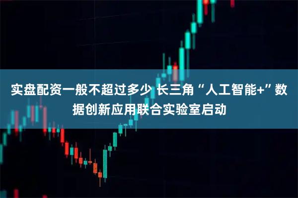 实盘配资一般不超过多少 长三角“人工智能+”数据创新应用联合实验室启动