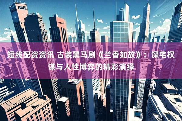短线配资资讯 古装黑马剧《兰香如故》：深宅权谋与人性博弈的精彩演绎